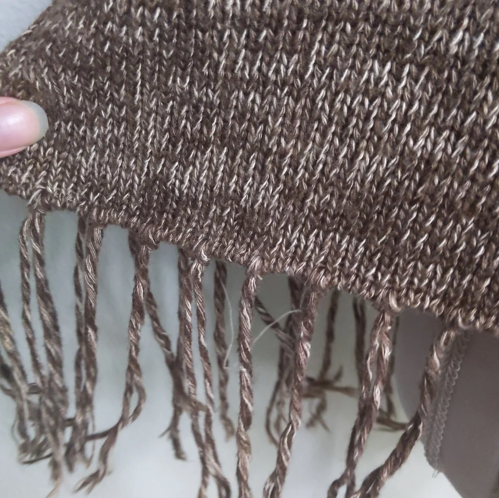 Willow & Clay Brown Poncho Cape Hooded - Picture 3 of 6